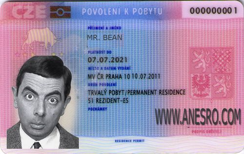 Вид на жительство в Чехии, который впервые начал выдаваться иностранцам в виде отдельного документа в 2011-м году. Эта биометрическая карточка выдавалась с 2011-го по 2020 год.