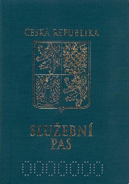 Служебный паспорт Чехии (выдаётся с 2002-го года)